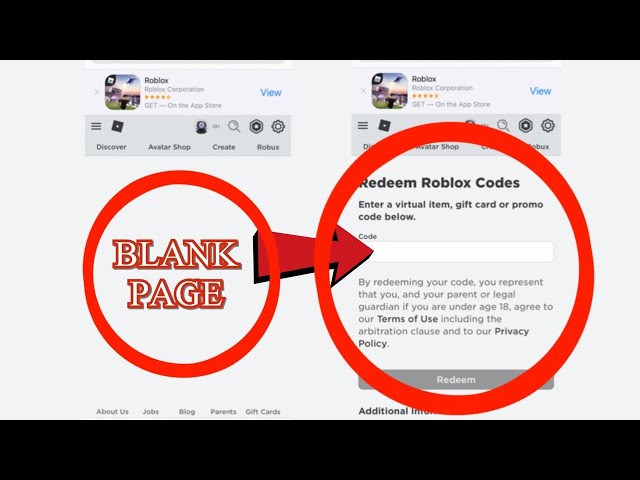 How to FIX Redeem Code on Roblox Blank Screen 