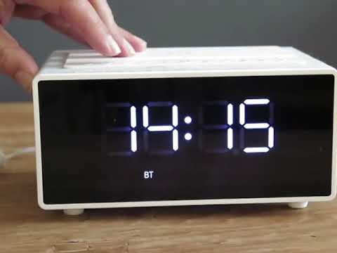 Energy Sistem Reloj despertador digital, MÃºltiples posibilidades de conexiÃ³n, diseÃ±o, cambio de hora