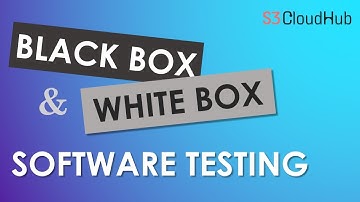 Black box & White box Testing | Everything you should know about it | Software Testing for Beginners