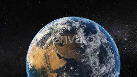 Realistic Earth Zoom Motion Graphics