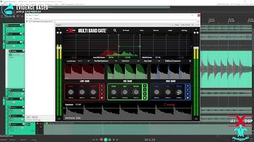 Quick Multi Band Gate test with a snare and cymbal hit at the same time