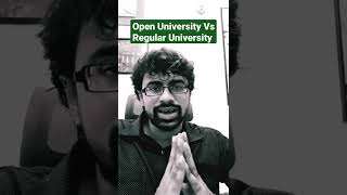 Open University Vs Regular University #shorts #openuniversity #regularuniversity #openuni/regulatuni