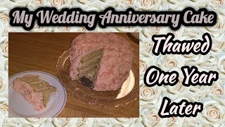 My husband and i recently celebrated our first wedding anniversary
enjoyed the traditional cake. was curious to see if cake would
still...