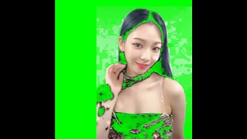 aespa karina green screen