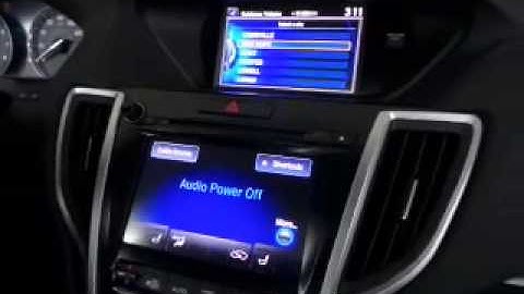 How To Use Voice Navigation on the 2015 Acura TLX
