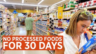 NO PROCESSED FOODS FOR 30 DAYS! 🍟  (kitchen audit, grocery shopping, farmer's market)