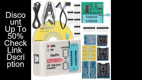 EZP2023+ High-Speed USB SPI Programmer Support 24/25/93/95 EEPROM 25 Flash Bios Chip Support PC Prog