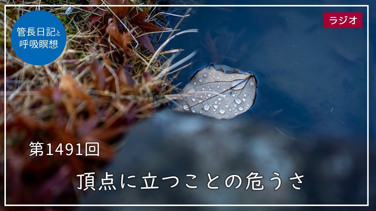 第1491回「頂点に立つことの危うさ」2025/2/5【毎日の管長日記と呼吸