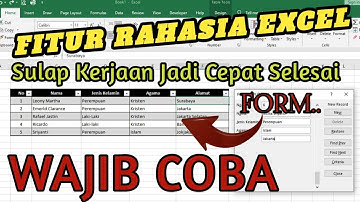 Membuat Form Input Data di Excel | @Tutorial-Tips-Triks