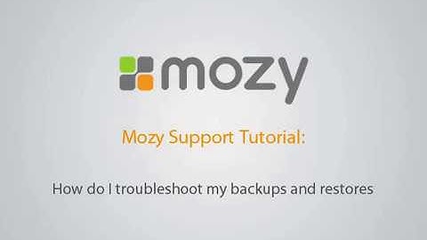 How do I troubleshoot my backups and restores (MozyHome)