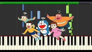 Doraemon, El Gato Cósmico [Piano Tutorial] - (Synthesia)