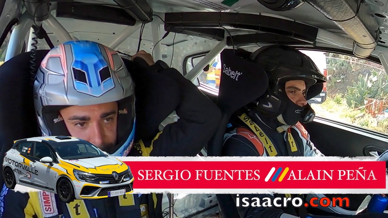 Onboard Sergio Fuentes & Alain Peña Test Valsequillo, 46 Rallye Islas ...