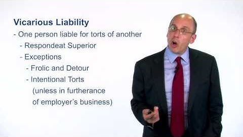 Vicarious Liability (Module 5.6)
