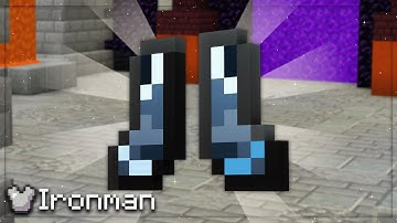 I CRAFTED THE BEST MAGE BOOTS IN HYPIXEL SKYBLOCK IRONMAN #24