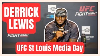 Derrick Lewis Talks UFC St Louis Nascimento Fight, Kendrick vs Drake &amp; Not Wanting Main Events