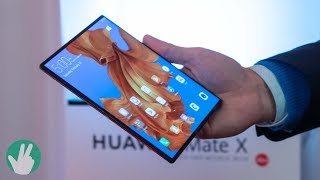 Huawei Mate X First Look: The wallpaper TV of phones