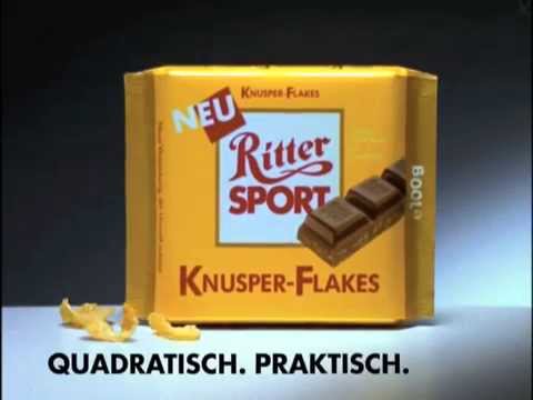 RITTER SPORT TV-Spot Cornflakes 1992 Knusperflakes