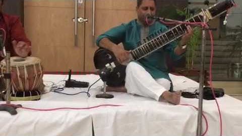 Pandit Harvinder sharma Sitar drut gat in Rag Rageshwari