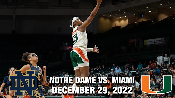 Notre Dame vs. Miami | ACC Women's Basketball Classic