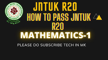 jntuk r20 mathematics 1 || jntuk r20 m1 supply