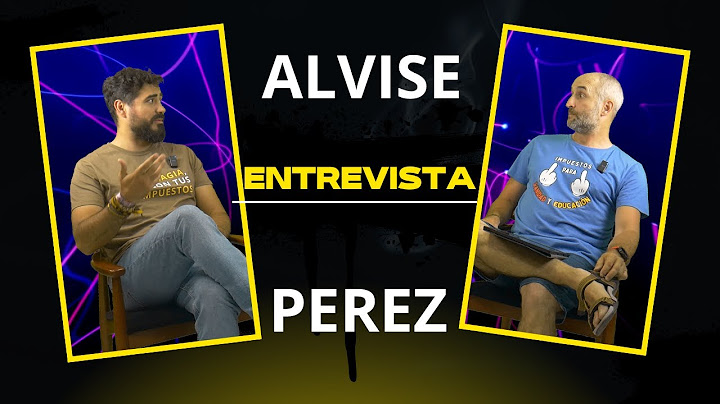 Entrevista completa  Alvise Perez