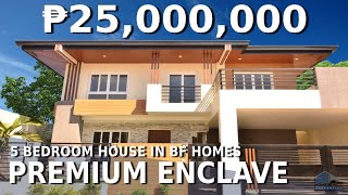 House Tour BH 09:|| Modern 5Bedroom House and lot for in BF homes paranaque || Premium Enclave
