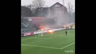 Swedish Cup Malmö Ff Vs Gais Eborg. Flares Exchange. 2002