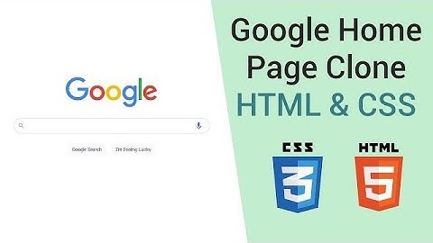 How to clone Google Homepage Using HTML & CSS | HTML & CSS Beginner Project | @craftycodeerbd