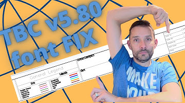 Fix Printing Fonts in Trimble Business Center v5.80