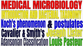 Introduction and Bacterial Taxonomy Ch.1-medical microbiology