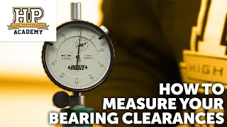 Are Bearing Clearances Difficult To Measure/Check?