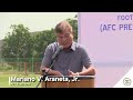 AFC Football Field Floodlights Project Groundbreaking Ceremony
