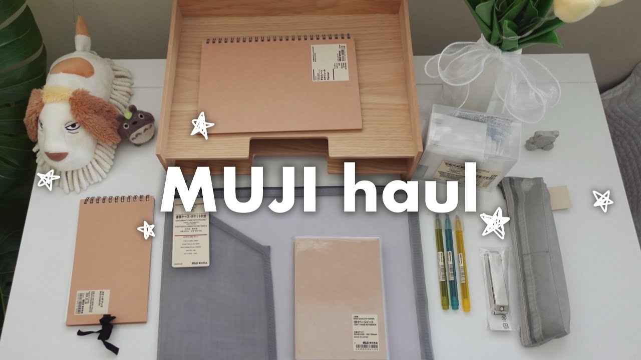 MUJI haul, back to school stationary haul (mom’s POV), simple life vlog