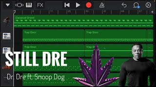 Still Dre by dr. Dre ft. Snoop dog cover on iPhone(GarageBand) . screenshot 2