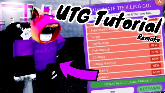 HOW TO GET ULTIMATE TROLLING GUI (UTG)