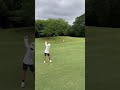 I got a par! I just learned a new swing I realized it is way easier to hit now!