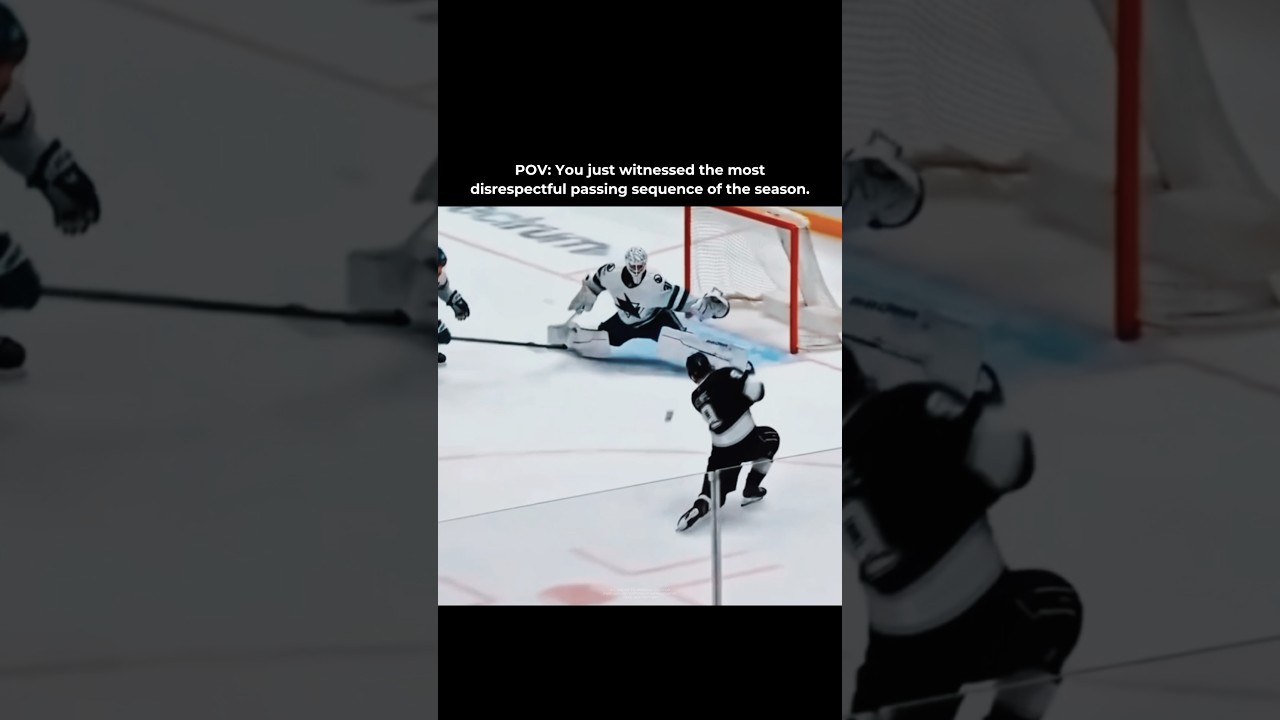 POV: You just witnessed the most disrespectfulpassing sequence of the season. via: NHL