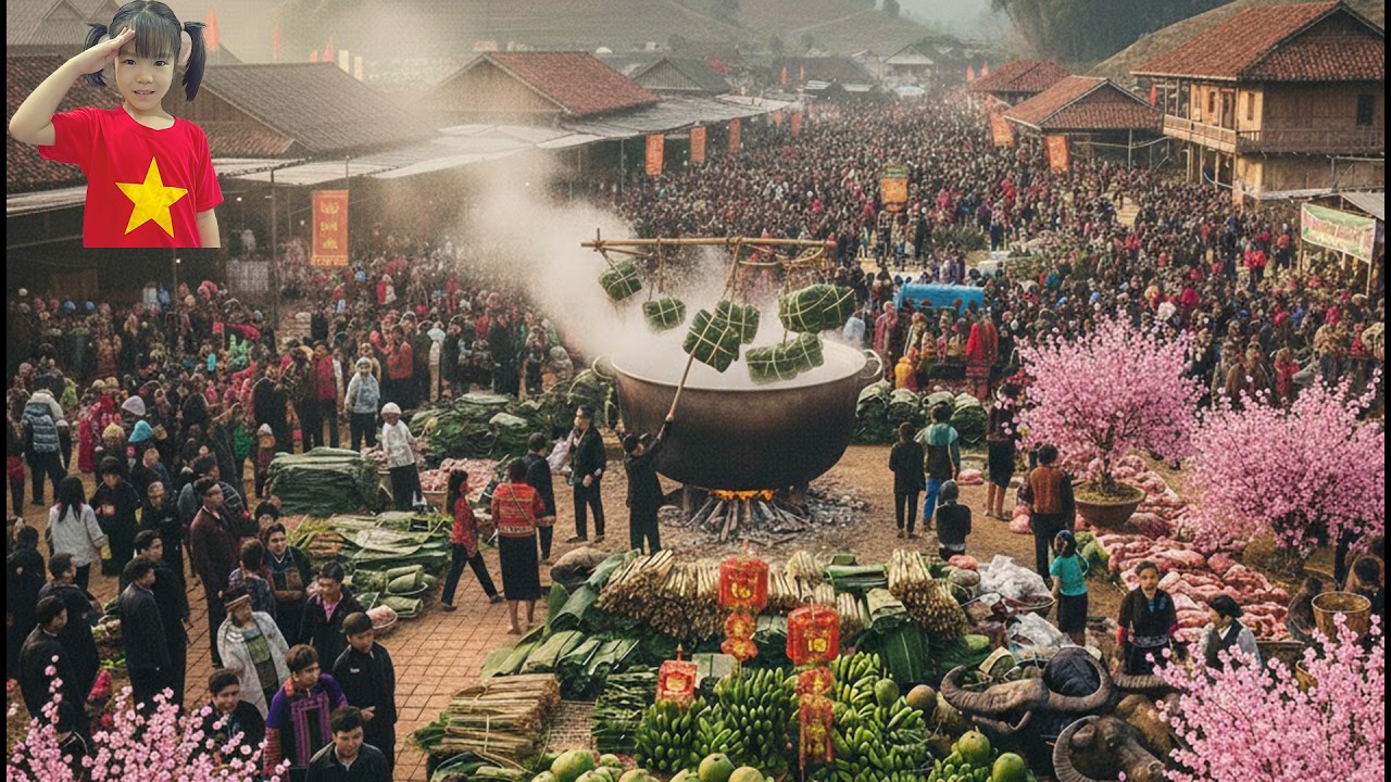 Never Before Seen Of A Traditional Vietnamese Market On The 28th Day Of Tết – Explore Pom Han Market