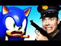 Arresting sonic as police officer