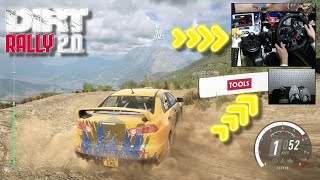 Mitsubishi Lancer Evo X Greece / Logitech G29 DiRT Rally 2.0 DLC screenshot 4