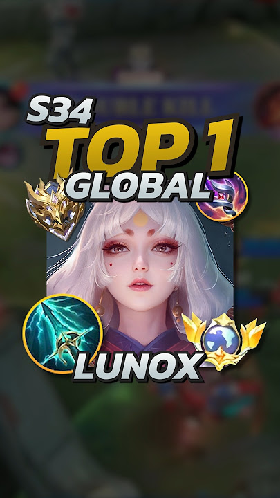 68% Winrate Lunox S34 Build! Mobile Legends #mobilelegends #mlbb #gaming
