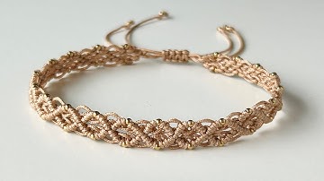 DIY Macrame Bracelet | Making My First Macrame Ankle Bracelet | Micro Macrame Jewelry Tutorial