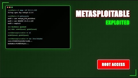 Metasploitable 2 Exploitation - Root Access with Metasploit (vsftpd Backdoor)