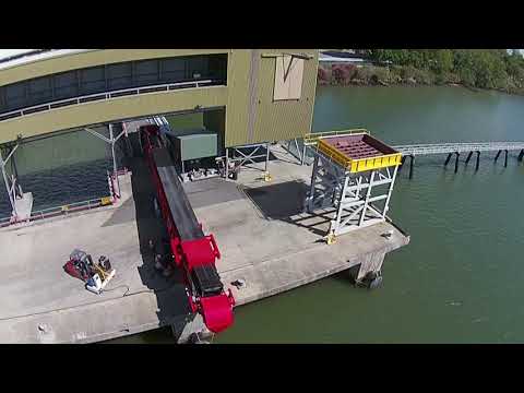 Shipping Mobile Conveyors - QBT Grain Project