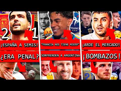 ESPAÑA amenazó a FRANCIA y eliminó a BELGICA ¿ROBO?+ BOMBAS de YAMAL+ Defienden ARGENTINA+ REFUERZO