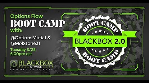 Options Flow Boot Camp - BlackBox 2.0