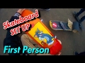 SKATEBOARD SETUP! Almost Skateboards(First Person View) スケボーセットアップ