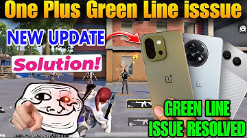 green line issue in oneplus 🔥 | one plus green line issue fixed | how to fix green line issue.