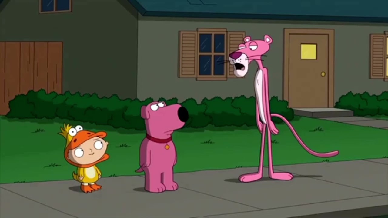 Family guy pink panther