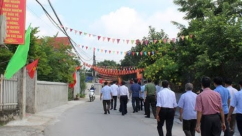 Tin 14.7.2021  Tam Nông thẩm định 02 khu dân cư đạt chuẩn nông thôn mới kiểu mẫu